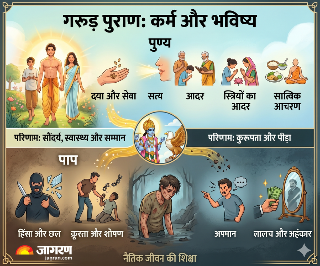 गरुड़ पुराण कर्म और भविष्य 
